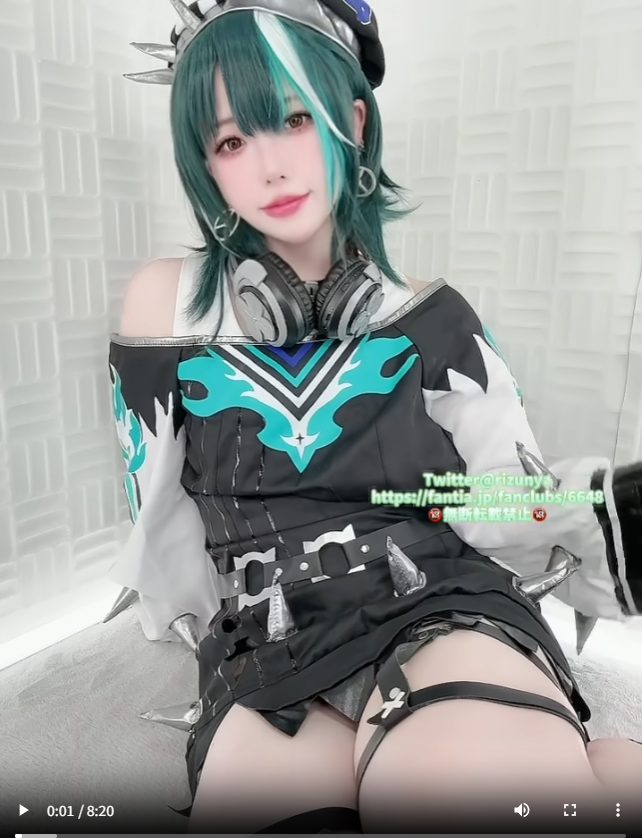 [Rizunya]fantia会限 vtuber cosplay短片-JOJO的ASMR资源分享站